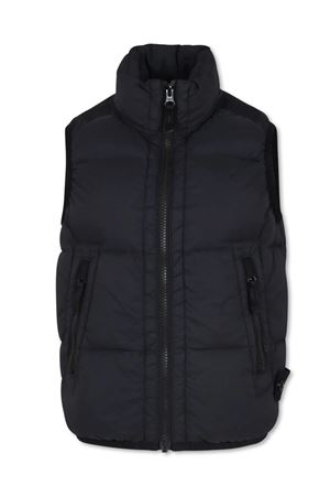 gilet in poliamide nero STONE ISLAND KIDS | 8116G0328V0029